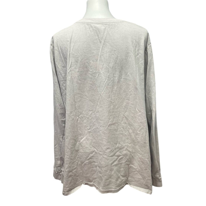 Love Your Melon Womens XL Made In the USA 100% Cotton Long Sleeve Tee Shirt