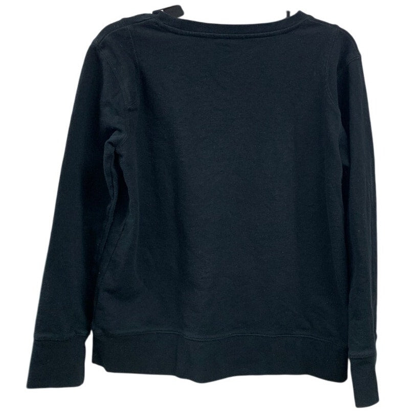 Buffalo by David Bitton Womens Large Black Long Sleeve Rhinestone Sweatshirt