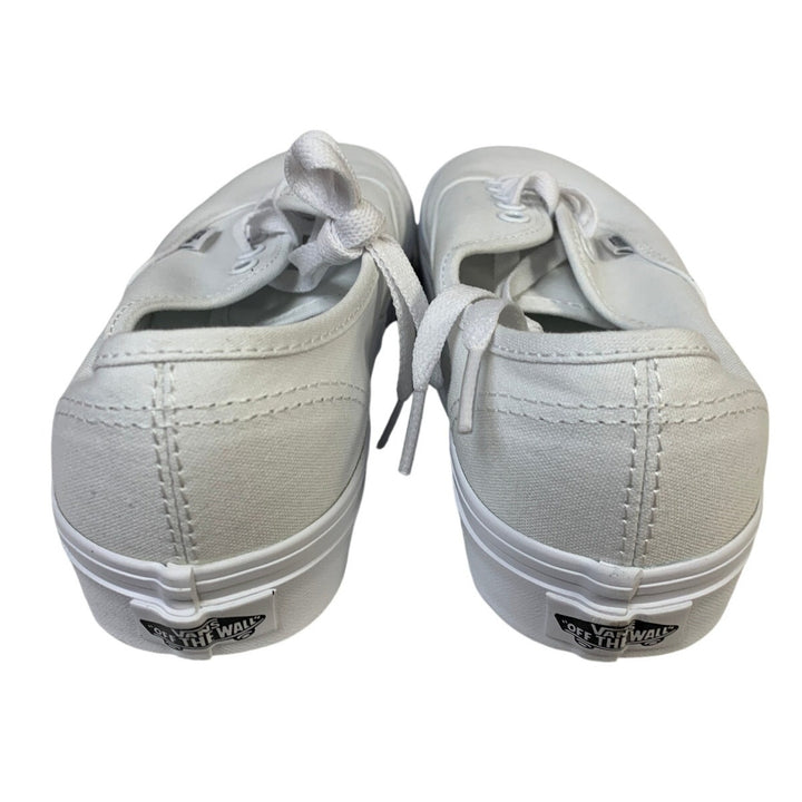 Vans Womens Size 8 True White Sneaker Lace Up Round Toe Low Top Shoes