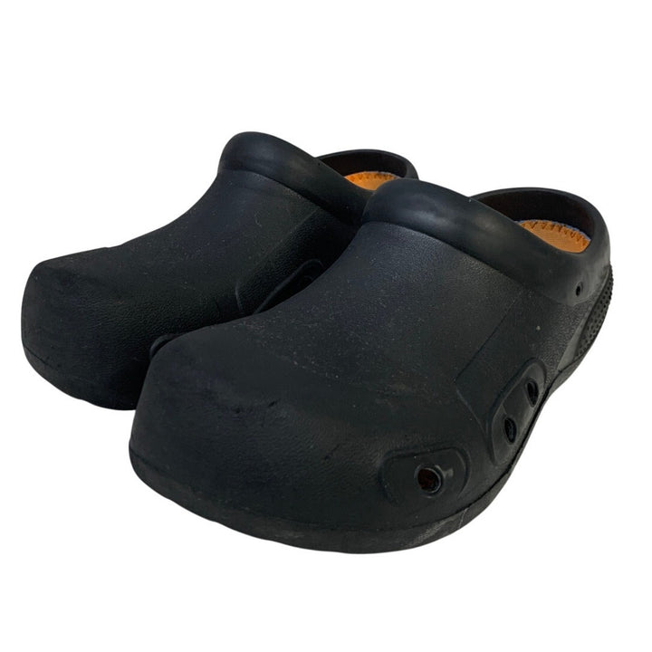 Vangelo Mens Size 10 Black Clog Slip On Closed Round Toe Waterproof Shoes