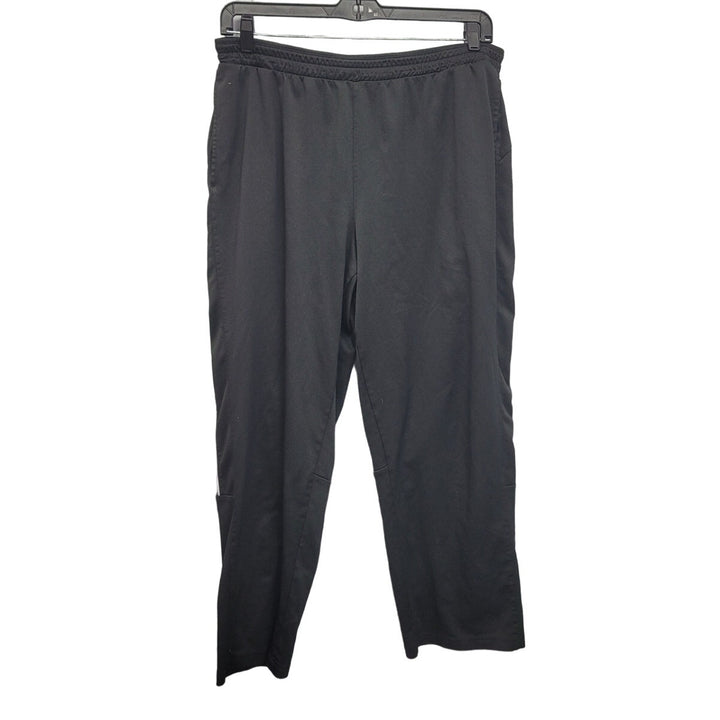 Athletic Works Mens XL Elastic Drawstring Waistband Long Black Athletic Pants