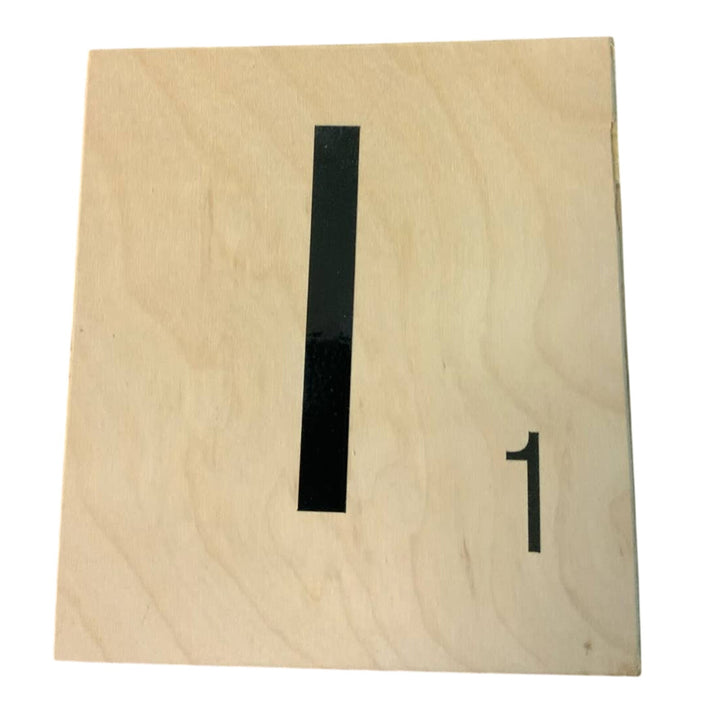 New 5" X 5.5" Scrabble Game Letter Wooden Alphabet Tiles Craft Supply Letter