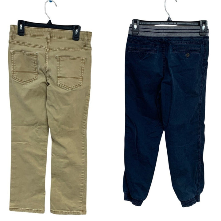 2 Cat &amp; Jack Boys Size 10 Stretch Adjustable Waist Straight Jeans Joggers