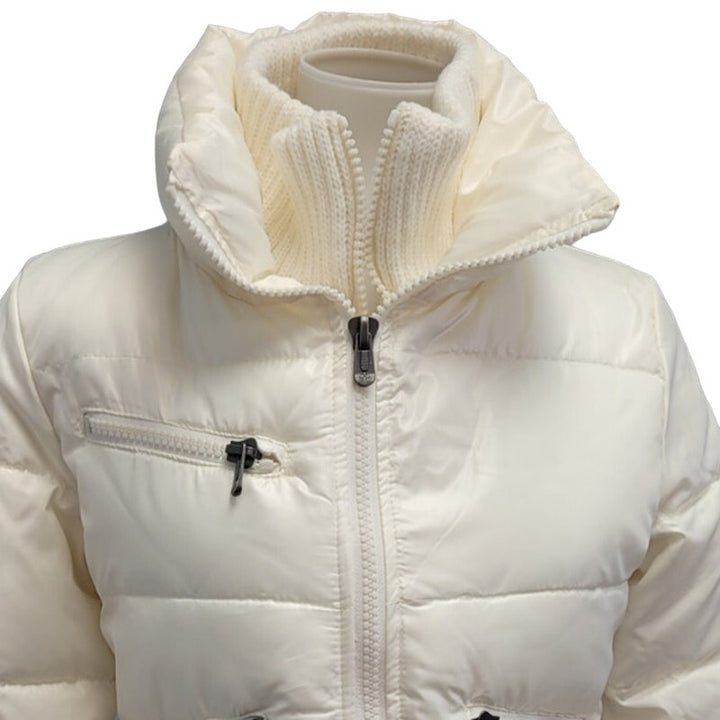 Bershka Womens Medium 100% Polyester Lined Multi Pocket Double Full Zip Coat
