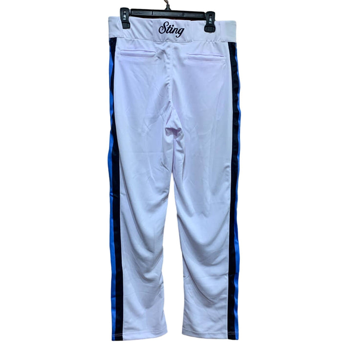 New St Louis Sting Adult Medium White Polyester Mens Baseball Sports Long Pants