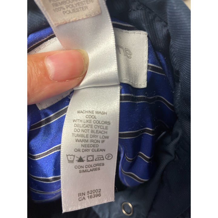 Liz Claiborne Lizsport Womens Small Quilted Long Sleeve Snap Up Jacket Coat