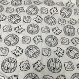 3.5 Yds Fabric Traditions Zoo Tiger Lion Monkey Animal Cotton Quilting Fabric