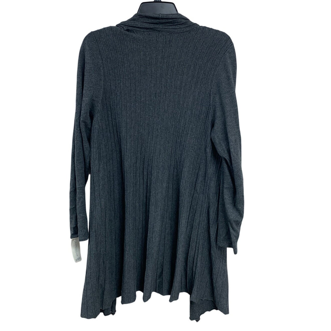 NWT New Charter Club Womens 1X Long Sleeve Knit  Open Front Cardigan Sweater