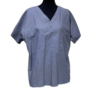 New Landau Essentials Uniforms Mens Medium Wrinkle Resistant VNeck Scrub Top
