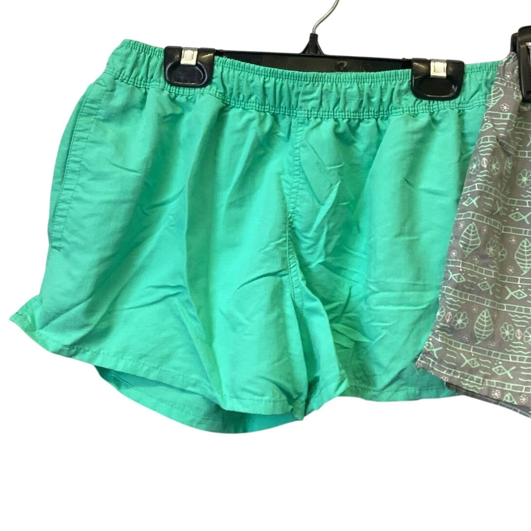 Lot of 4 Size Small State of Mine Heat Gear Green Tea Short Athletic Shorts