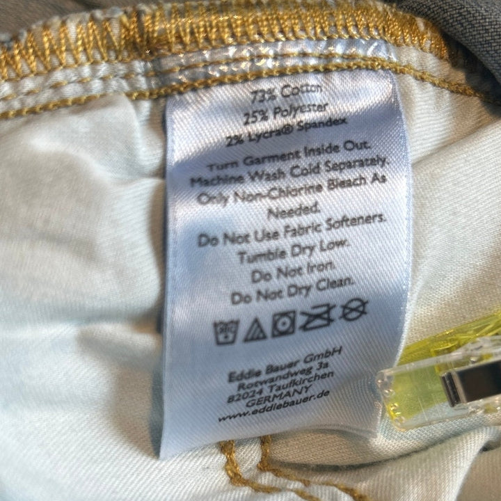 New Eddie Bauer Womens Size 2 Blue Haze Travex Voyager High Rise Skinny Jeans