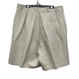 Designs Lane Bryant Womens Plus Size 18 Linen Rayon Blend Career Tan Shorts