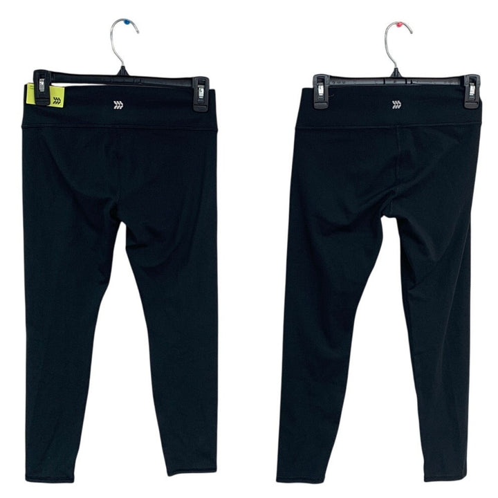 2 NWT New All In Motion Girls XL (14) UPF 50+ Black Core Athletic Leggings