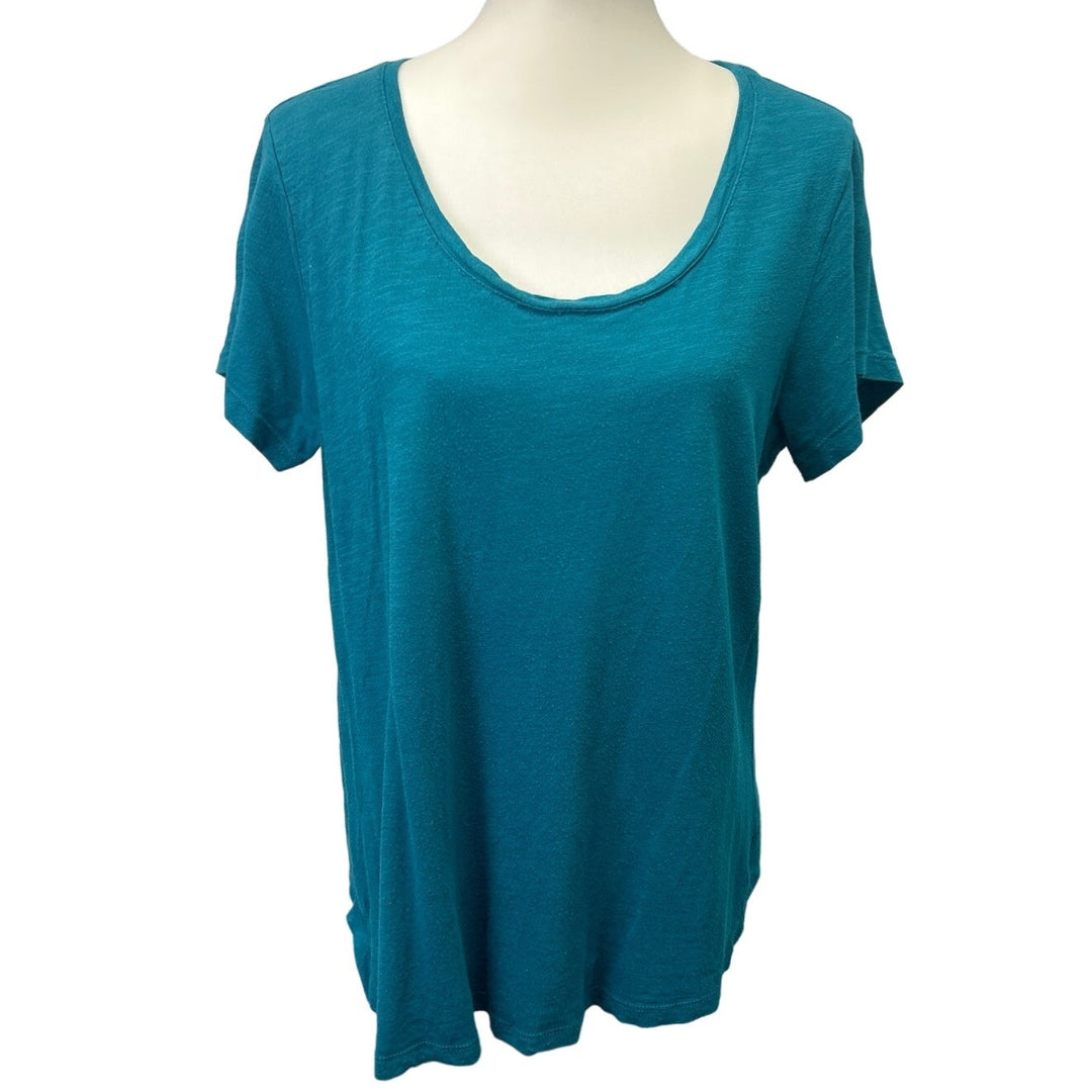 Lot of 4 Eddie Bauer Mossimo Womens Large Short Sleeve Scoop VNeck Tee Shirts