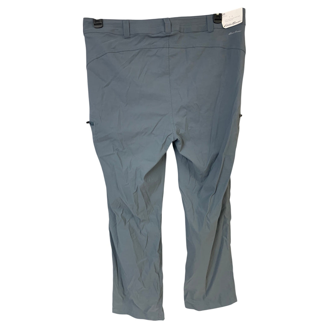New Eddie Bauer Womens Graphite Blue Mid Rise UPF 50+ Outdoor Guide Pants