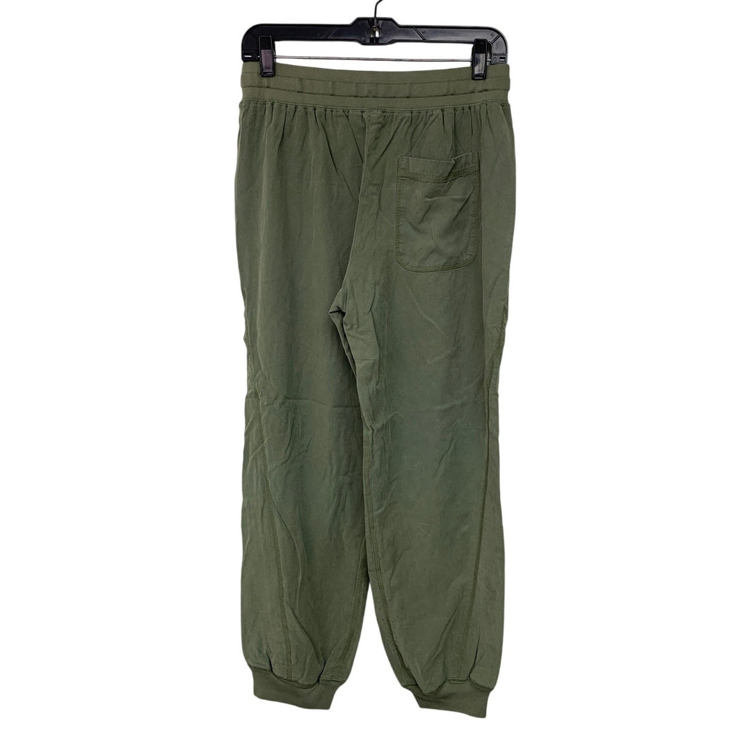 New Aerie Womens Small Soft Green Stretch Elastic Drawstring Waist Jogger Pants
