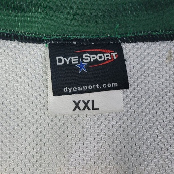 Dye Sport Mens XXL 100% Polyester Racine Case Baseball Quarter Zip Jersey