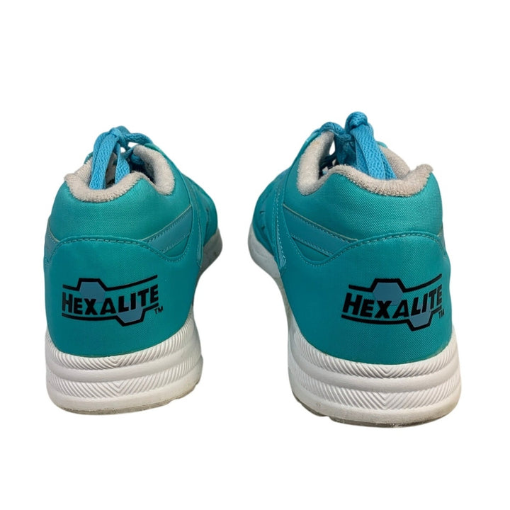 Reebok Mens Size 8.5 Blue Sneakers Lace Up Round Toe Low Top Athletic Shoes