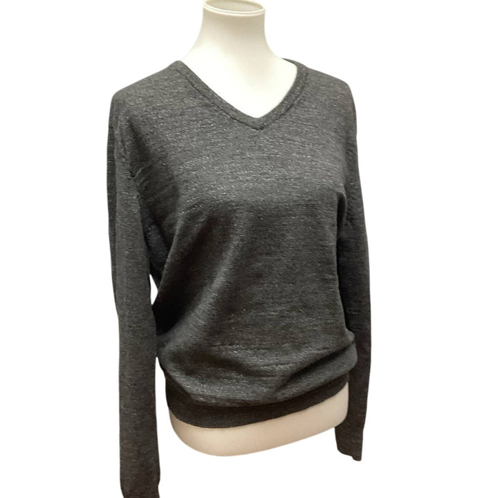 J Crew Mens XL 100% Cotton Long Sleeve V-Neck Classic Pullover Sweater