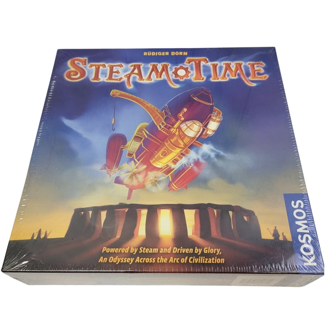 New 2015 Thames &amp; Kosmos Steam Time Steam Punk Board Game Factory Sealed