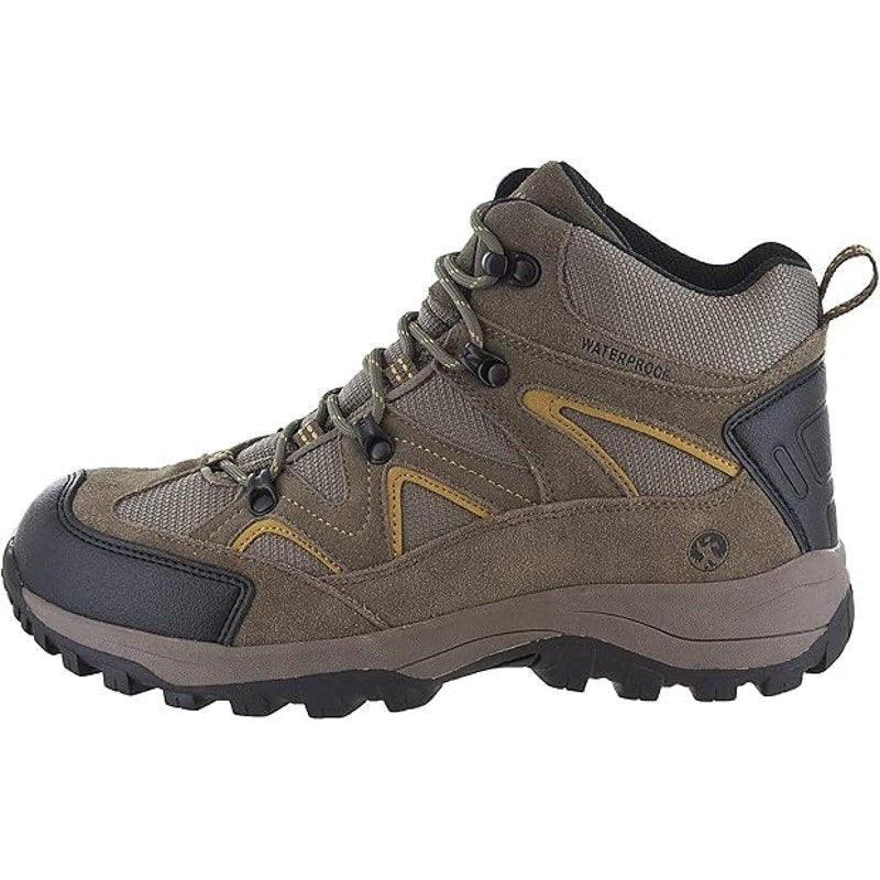 Northside Mens 10.5 Brown Orange Snohomish Leather Waterproof Mid Hiking Boots