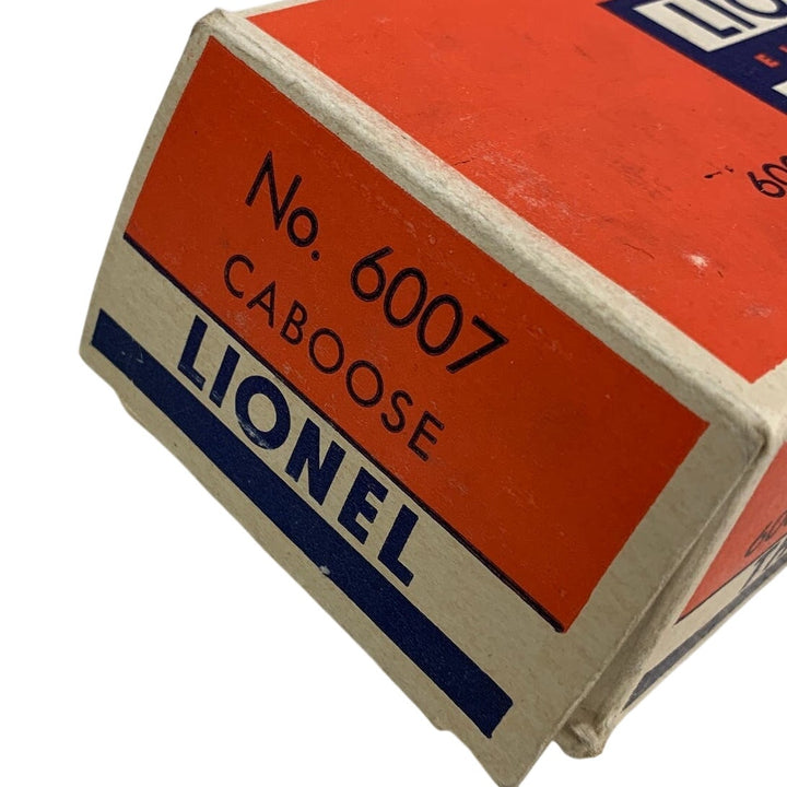 Vintage Lionel 6007 Plastic Cherry Red Caboose Train Car Large O Scale