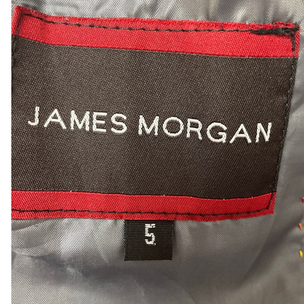 James Morgan Boys Size 5 Plaid Two-Button Plaid Wedding Formal Blazer Jacket