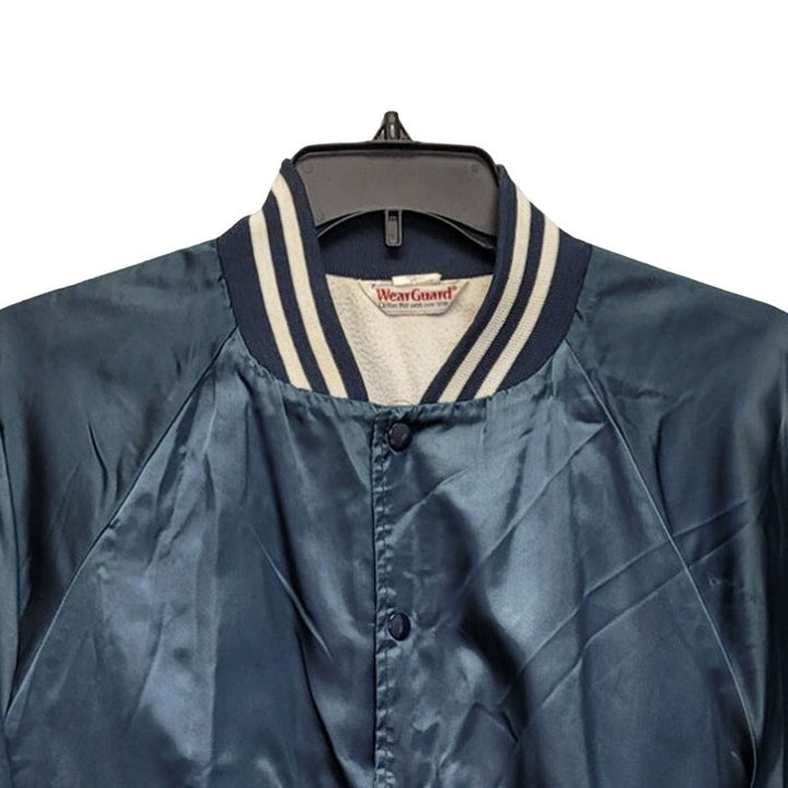 Vintage Wear Guard Mens Medium PolyNylon Long Sleeve Snap Up Lined Jacket