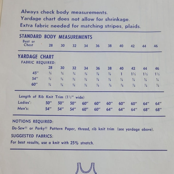 1974 Stretch &amp; Sew 1100 Women&