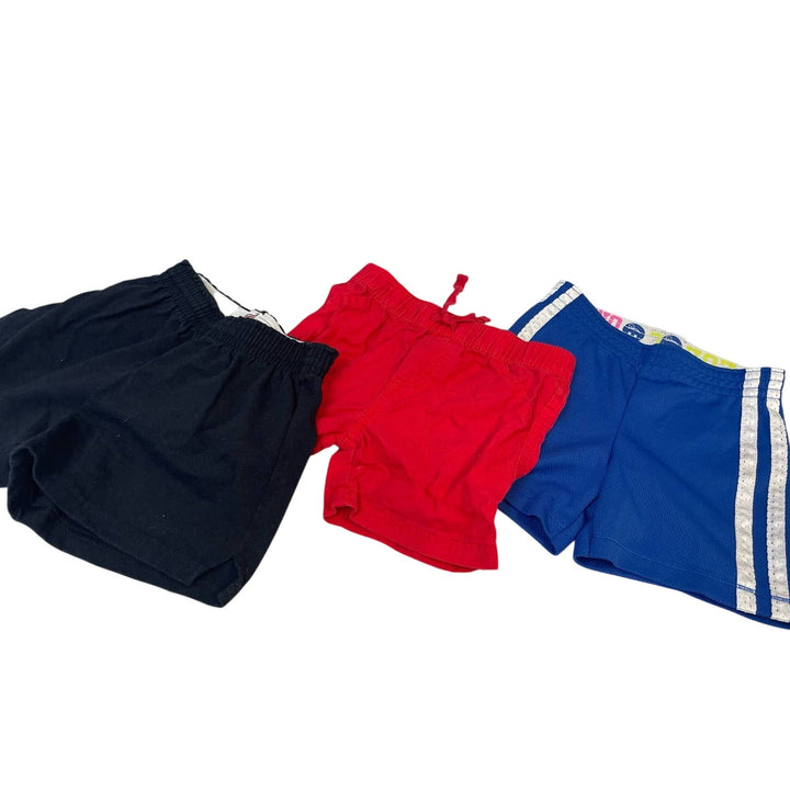 Lot of 3 Youth Girls XS Small Faded Glory First Impressions Cotton Poly Shorts