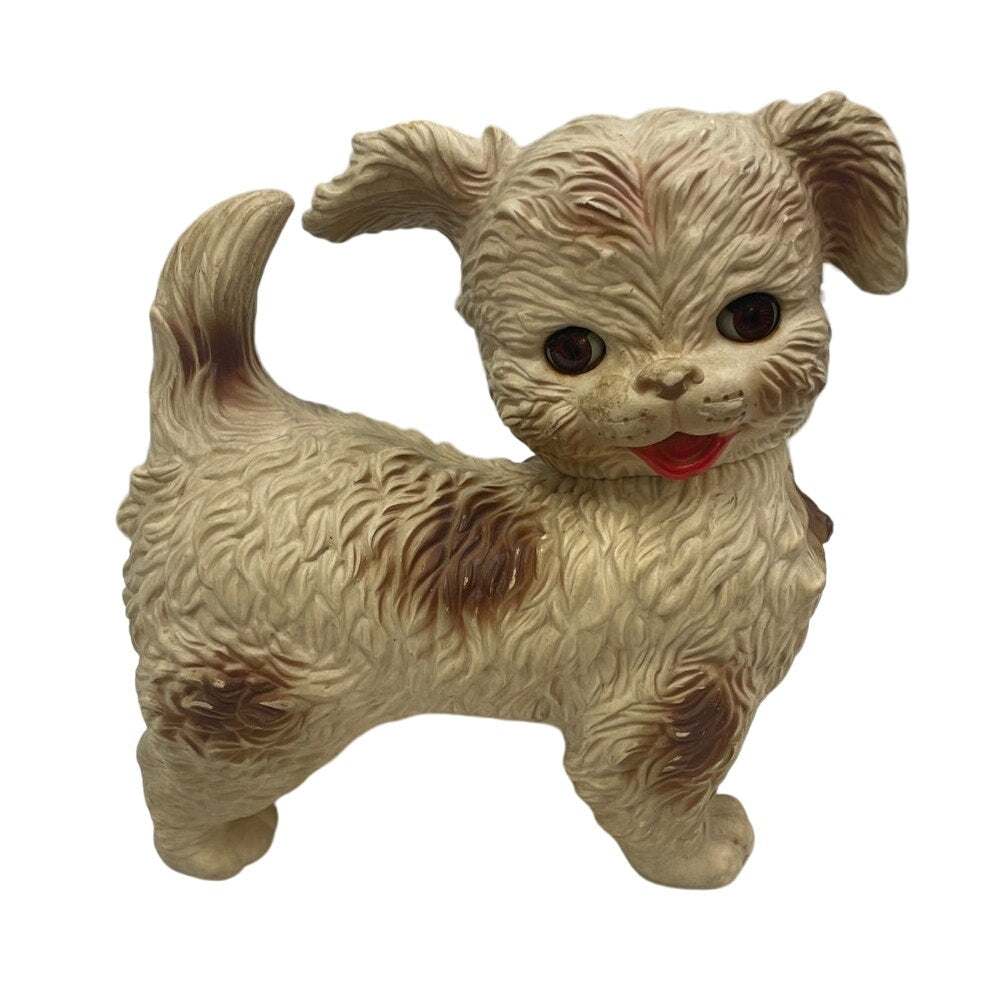 Vintage THB Edward Mobley Co Large Closing Eyes Formerly Squeaky Dog Toy