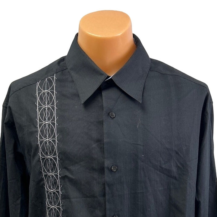 Crazy Horse Mens XXL Long Sleeve PolyCotton Long Sleeve Button Down Shirt