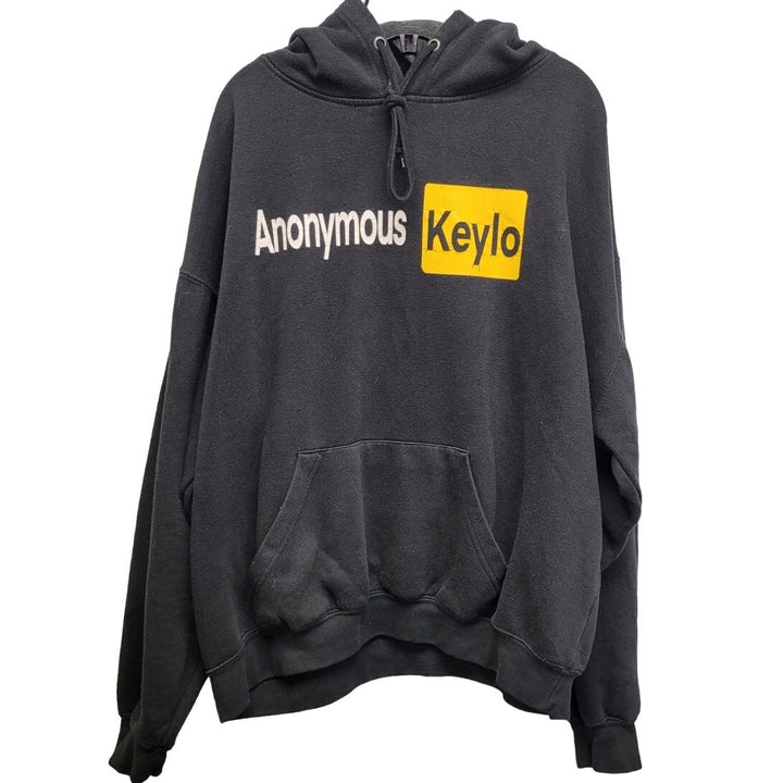 Pacific &amp; Co Mens Large Anonymous Keylo PolyCotton Long Sleeve Sweatshirt Hoodie