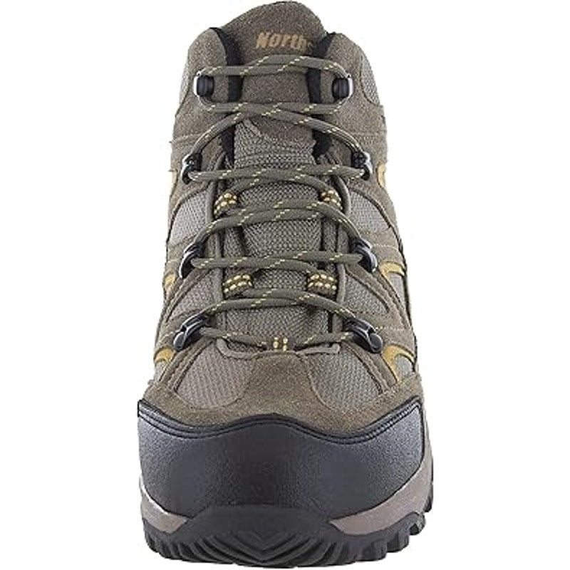 Northside Mens 10.5 Brown Orange Snohomish Leather Waterproof Mid Hiking Boots