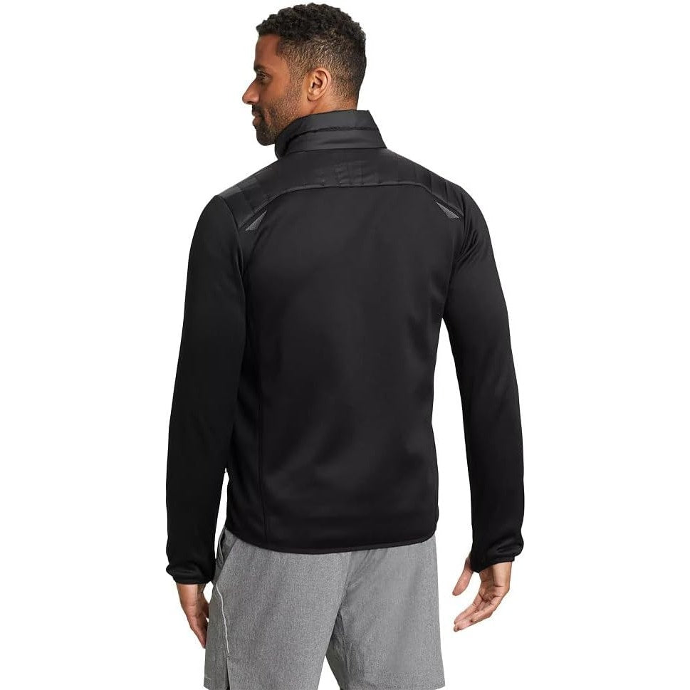 New Eddie Bauer Mens Black Full Zip StormRepel DWR Emberlite Hybrid Jacket