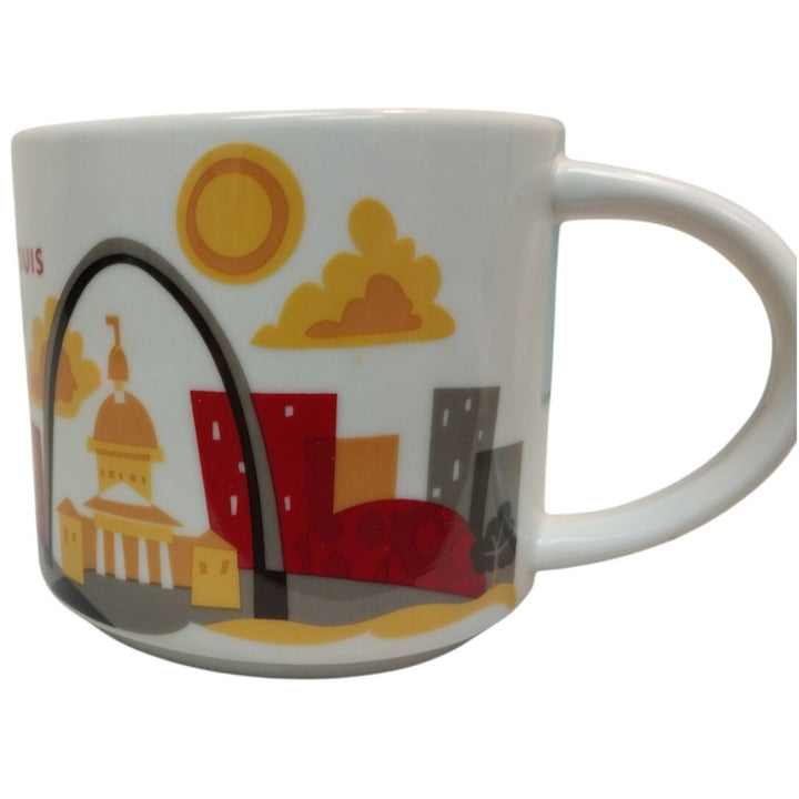 2017 New Starbucks Been There Series St Louis 14oz Ceramic Coffee Mug Cup