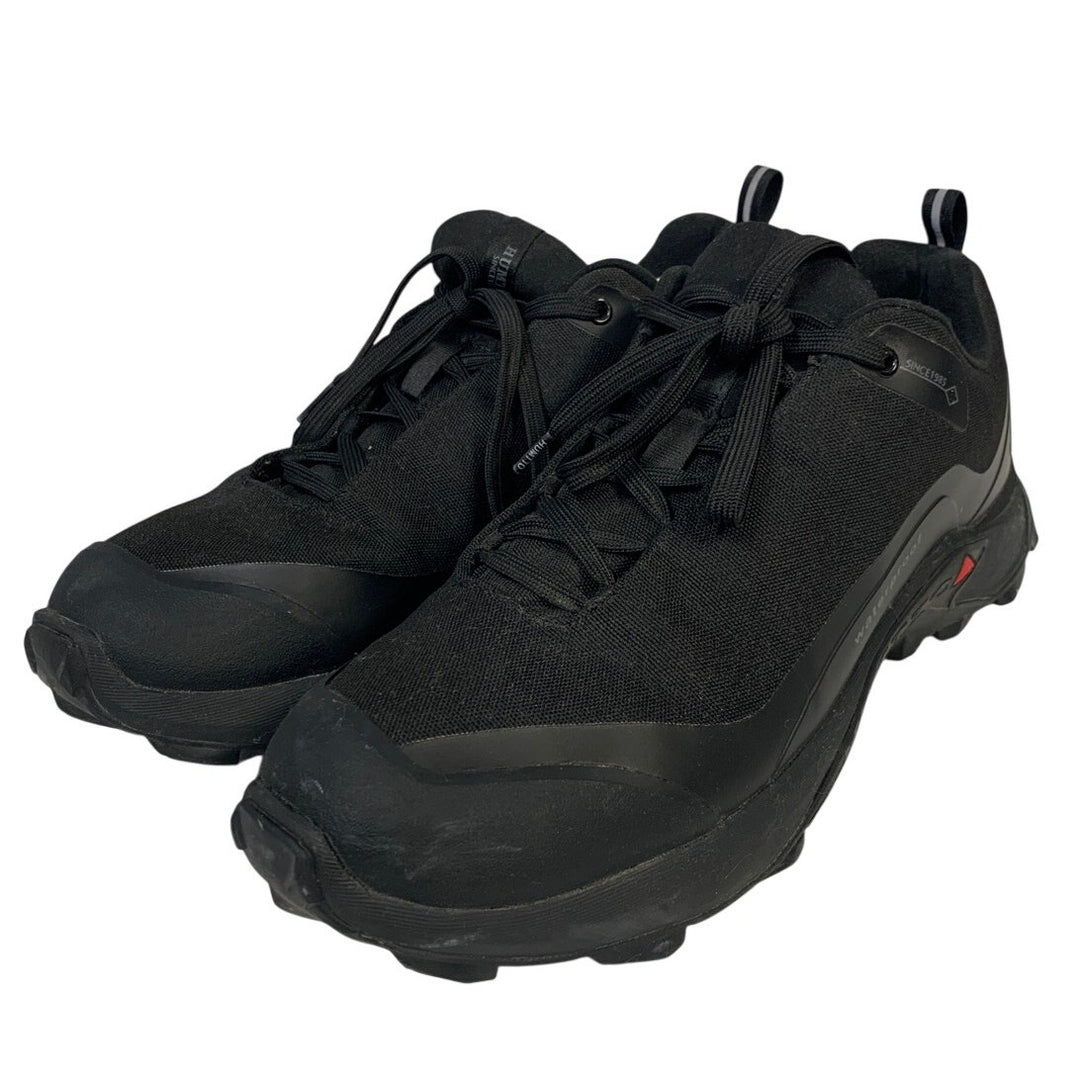 Humtto Mens Size 12 Black Outdoor Hiking Sneakers Lace Up Waterproof Shoes