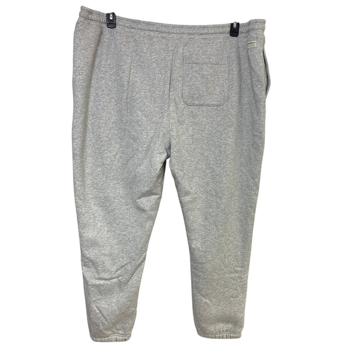 New Eddie Bauer Mens 3XL Gray Signature High Pile Lined Drawstring Sweatpants