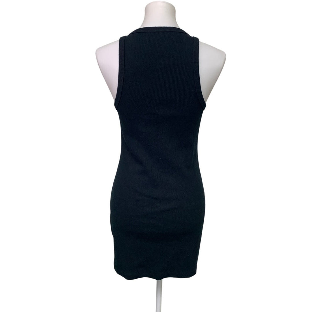 New Aerie Womens Medium Black Thin Strap Stretchy Sleeveless Sheath Dress