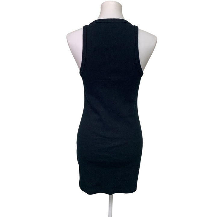 New Aerie Womens Medium Black Thin Strap Stretchy Sleeveless Sheath Dress