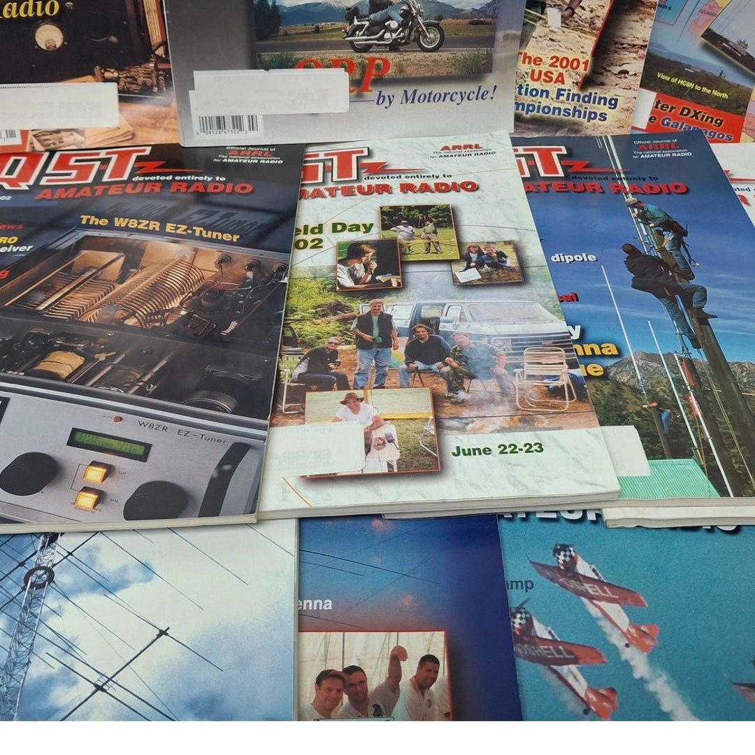 Vintage 2002 QST National Assn Amateur Radio Magazine FULL Year 12 Issues Lot