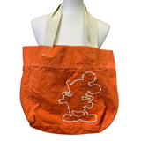 Disneyland Resorts Disney Mickey Mouse Two Handle Canvas Cotton Tote Bag