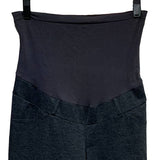 Oh Baby Motherhood Medium Stretch Polyester Blend Gray Maternity Career Pants