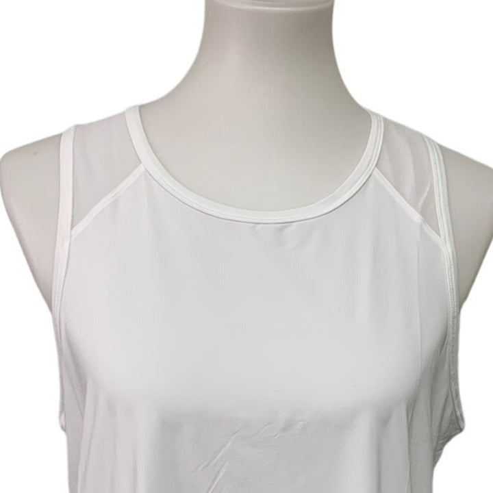 New Offline Womens Medium Sweat Sesh Sleeveless Mesh Crew Neck Athletic Tank Top