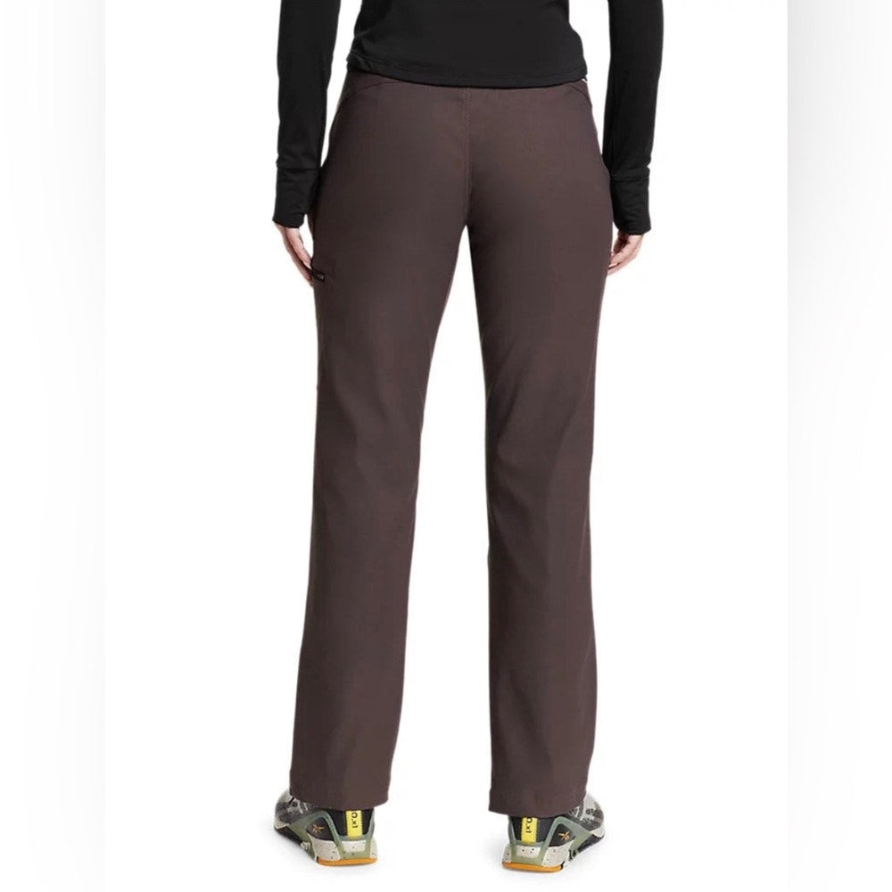 New Eddie Bauer Womens 20W Aubergine Purple Rainier UPF 50+ Pull On Jogger Pants