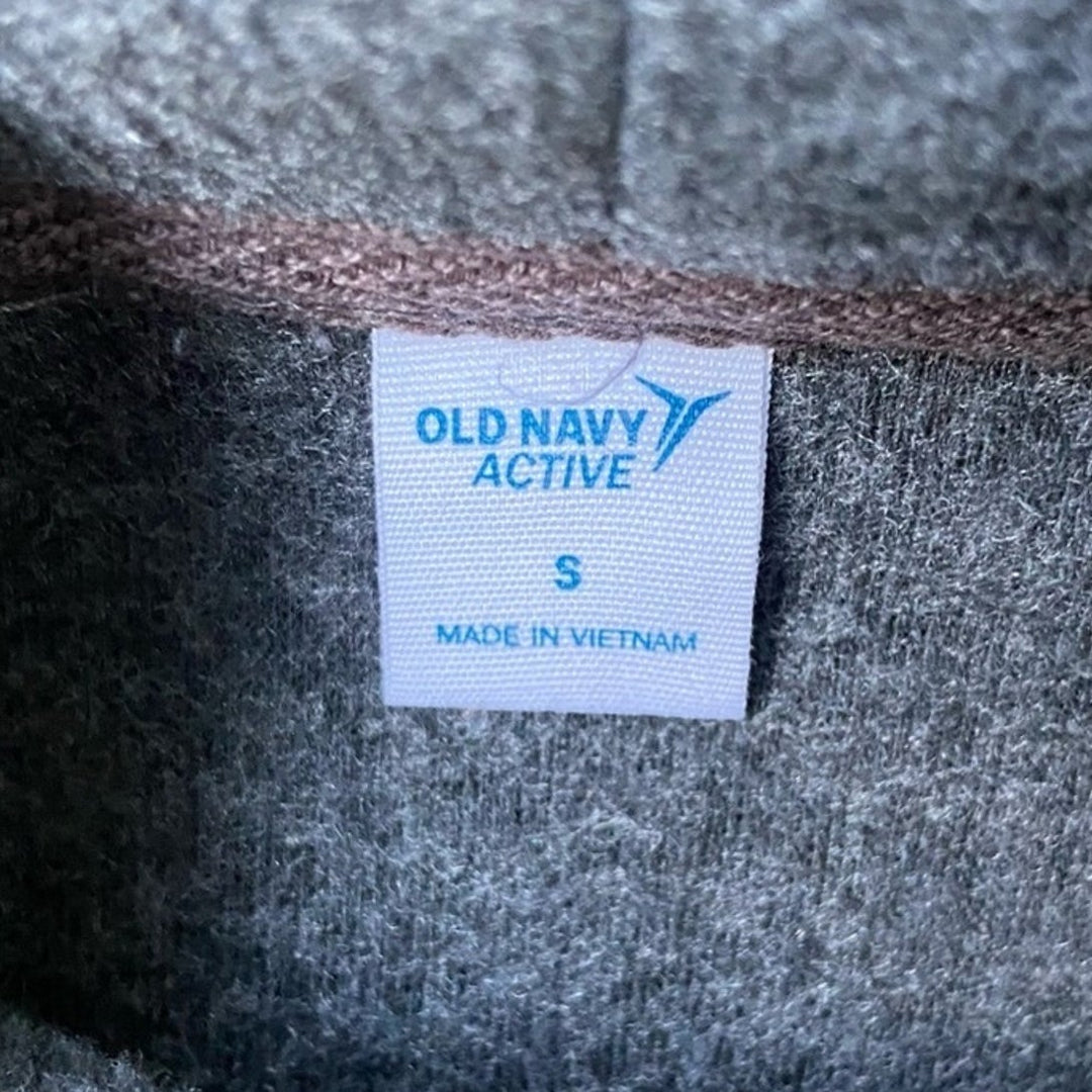 NWT New Old Navy Active Womens Small High Neck Fleece Cropped Sweatshirt