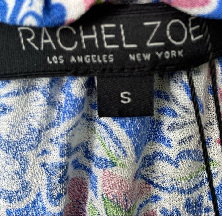 NWT New Rachel Zoe Womens Small Thin Strap Floral Tiered A Line Dress