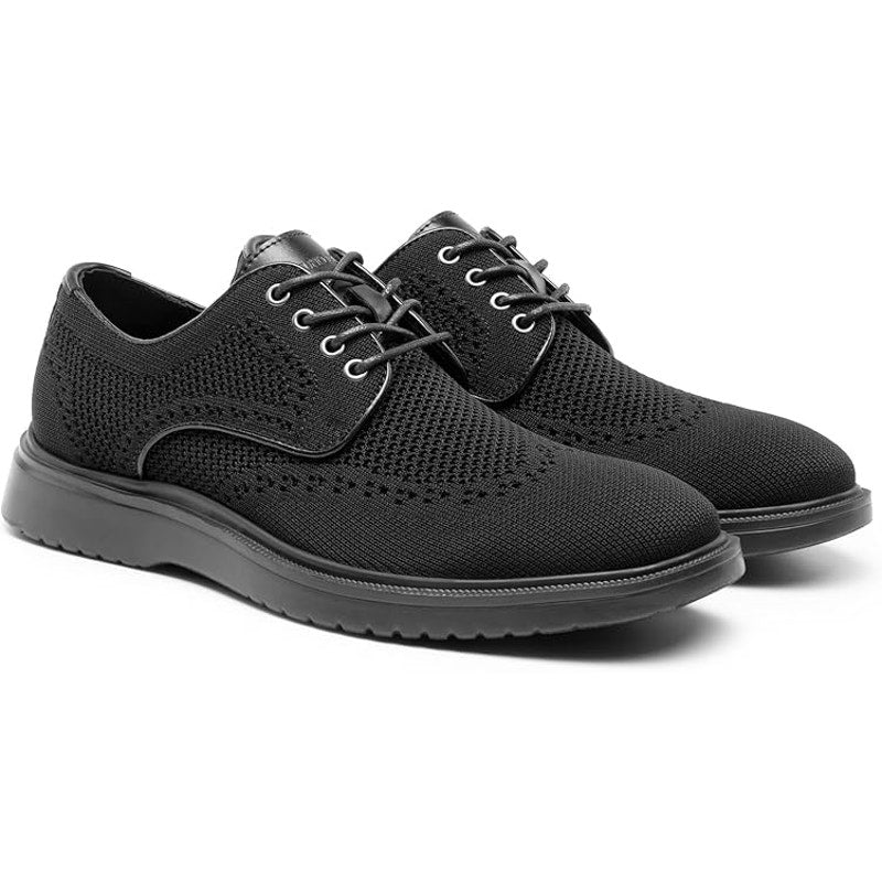 Bruno Marc Mens 13 Black MaxFlex Breathable Lace-Up Comfortable Oxford Shoes