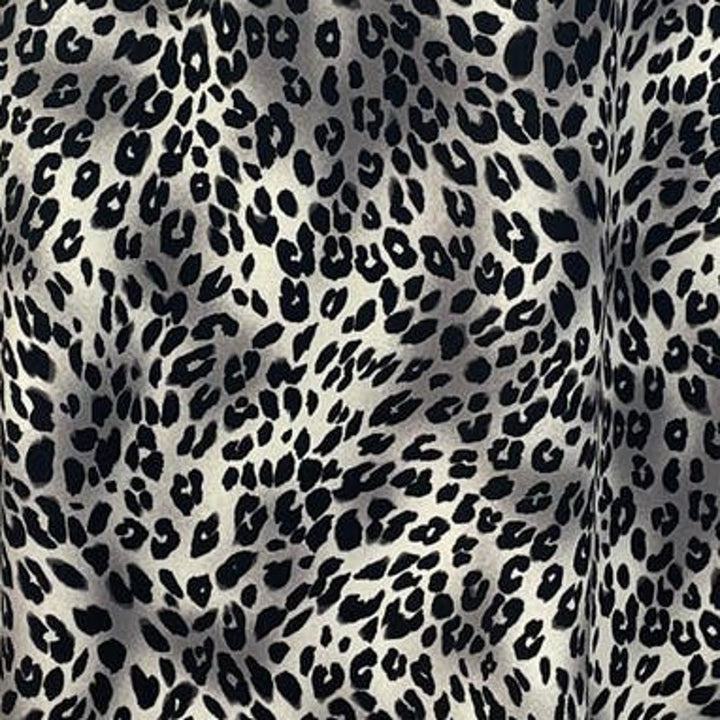 Nine West Womens Plus Size 3X Scoop Front Sleeveless Polyester Blend Leopard Top