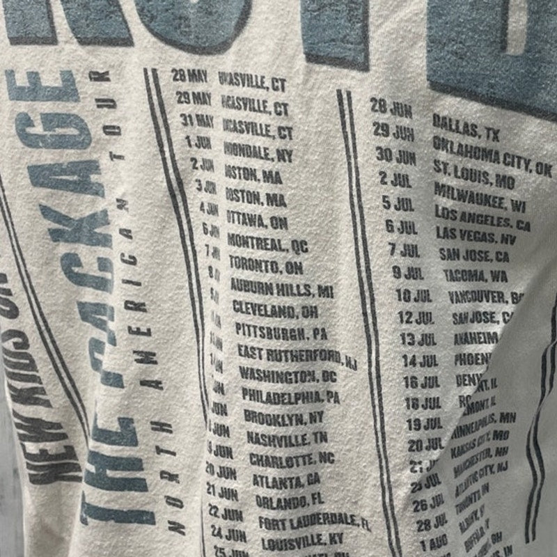 New Kids On The Block NKOTB Womens Medium The Package North American Tour Tee